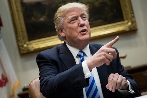 "Tenemos los mejores militares del mundo y volvieron a hacer su trabajo", dijo Trump.