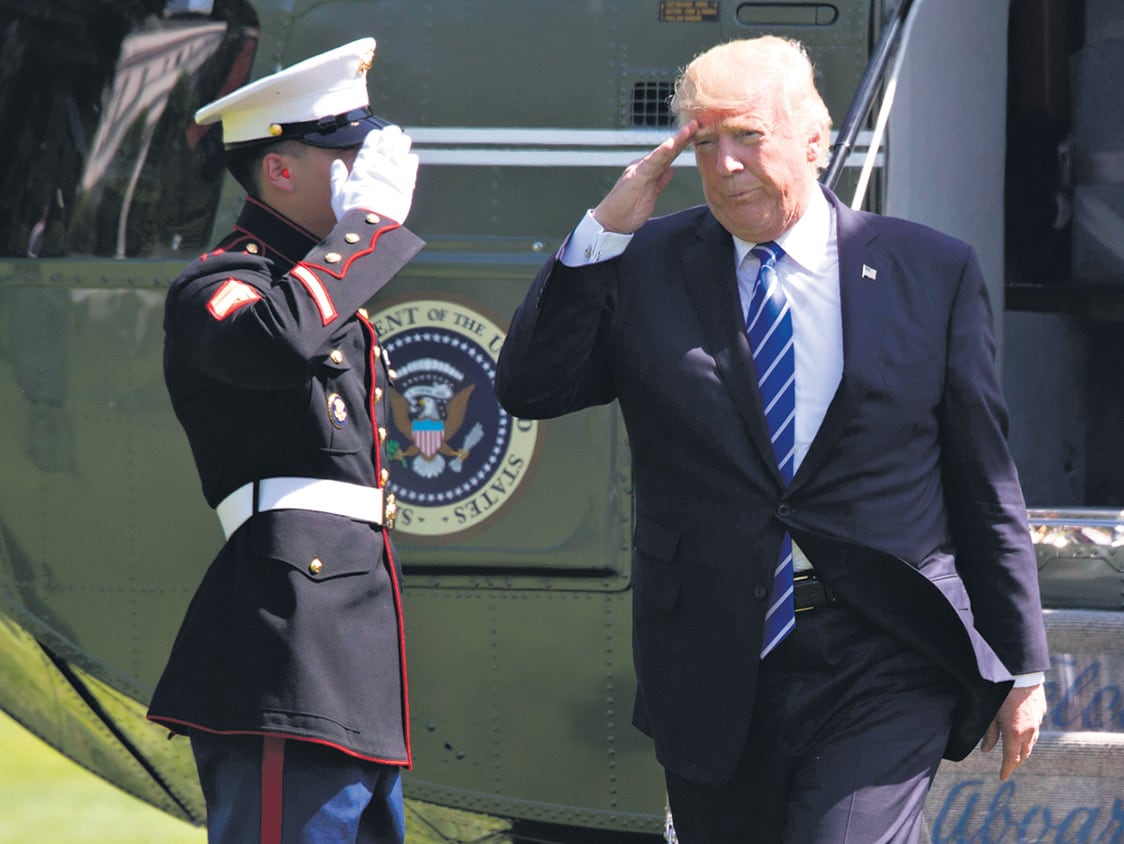 “Ningún político en la historia ha sido tratado peor o más injustamente por los medios”, se quejó Trump.