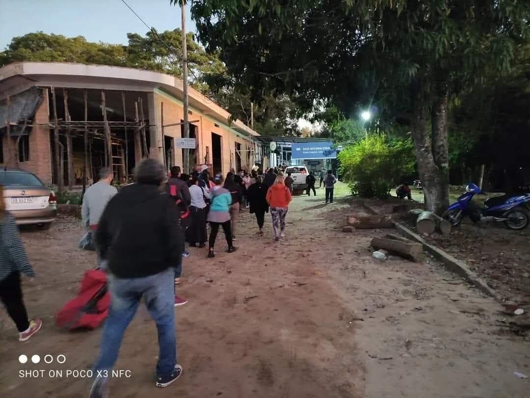 El acceso al Puerto de Chalanas. El alambrado se extendería en el sector derecho