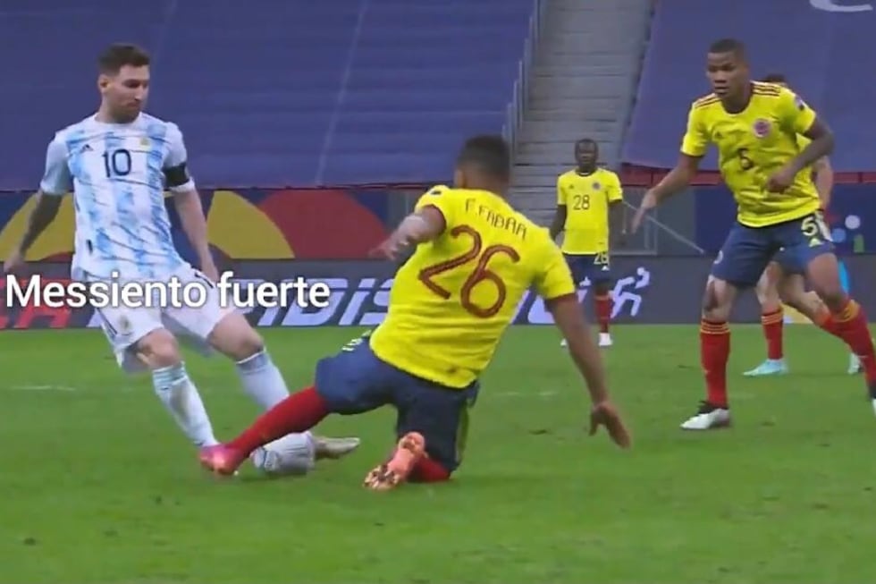 La patada de Fabra, uno de los momentos emotivos del video de homenaje a Messi