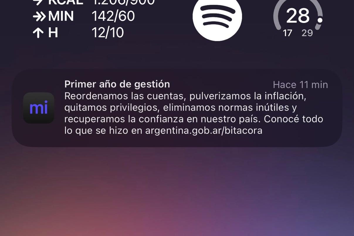 "Conocé todo lo que se hizo", sostiene el mensaje