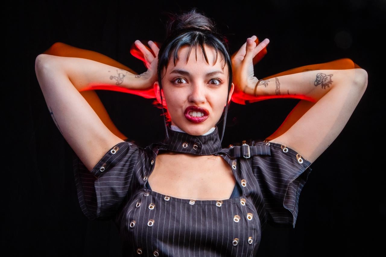 Juana Rozas, una popstar inusual. Foto: Sebastián Freire