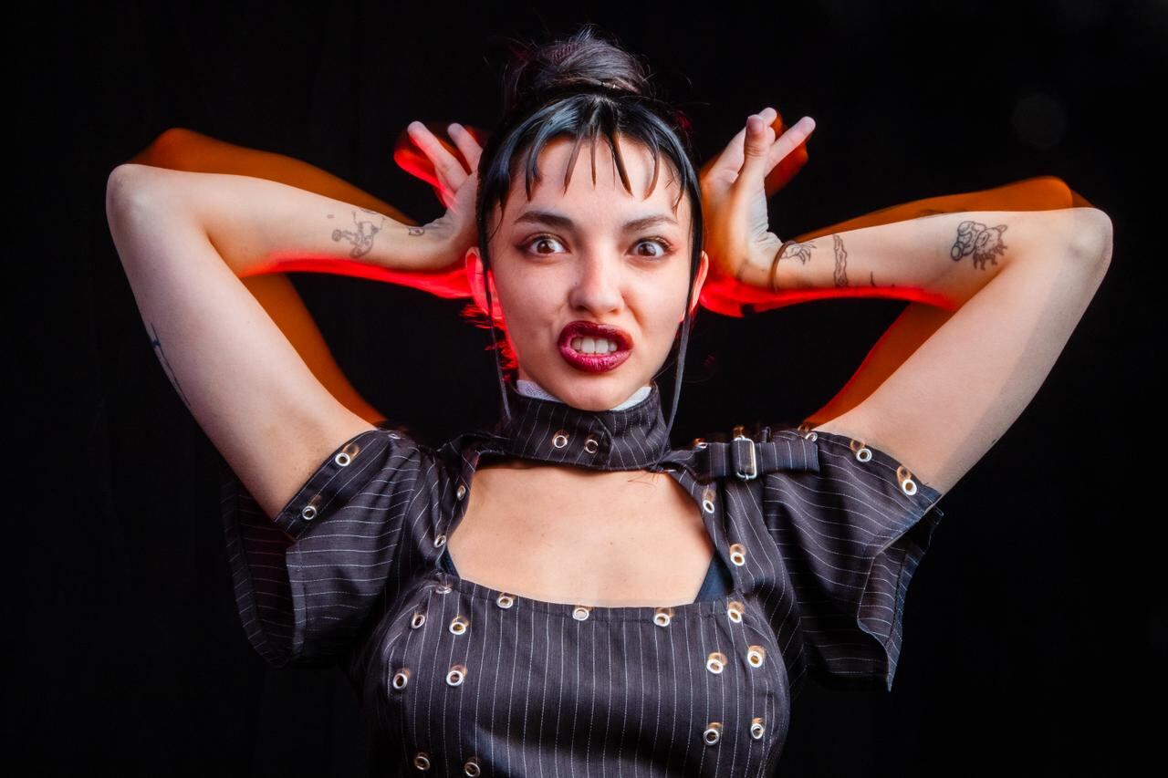 Juana Rozas, una popstar inusual. Foto: Sebastián Freire