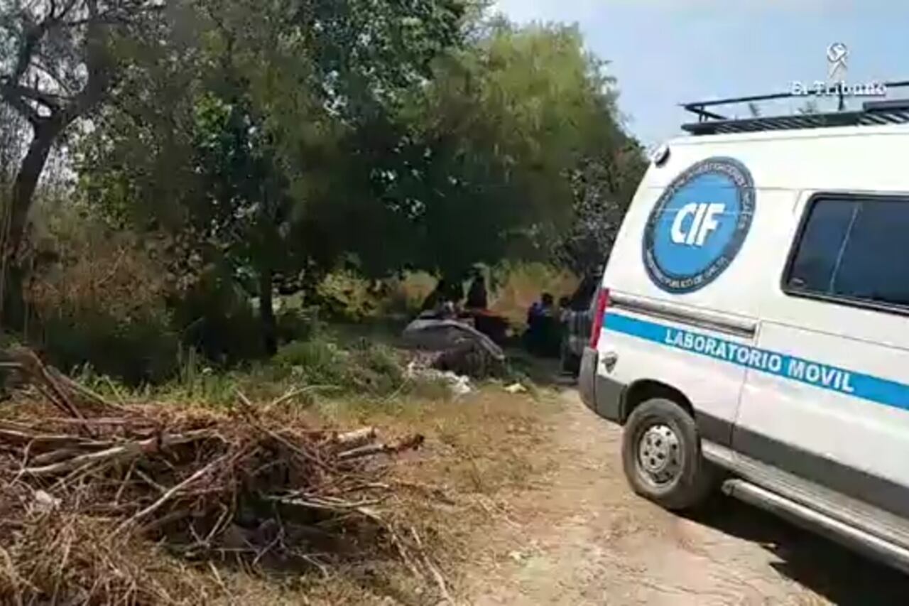 El operativo para levantar el cuerpo y las huellas