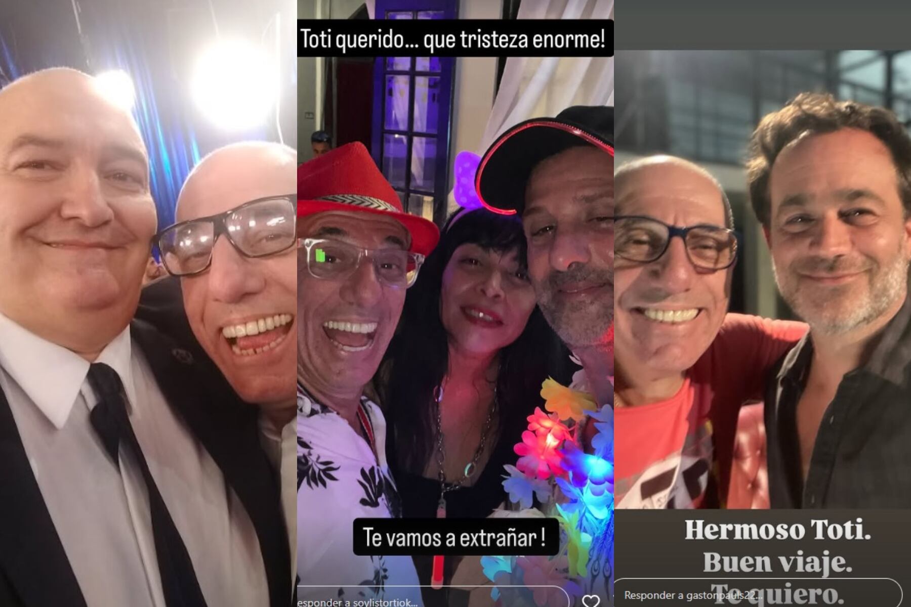 Larry de Clay, Pachu Peña, Listorti, y muchos otros artistas despidieron a Toti Ciliberto