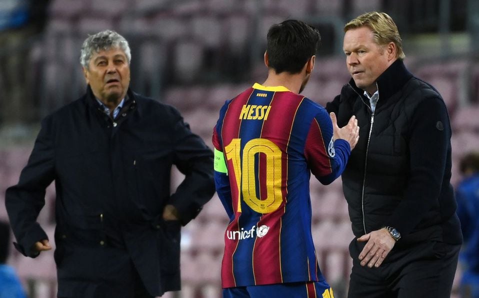 Messi y Koeman, una relación muy particular.