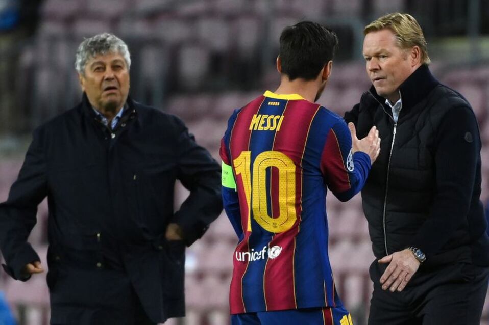 Messi y Koeman, una relación muy particular.