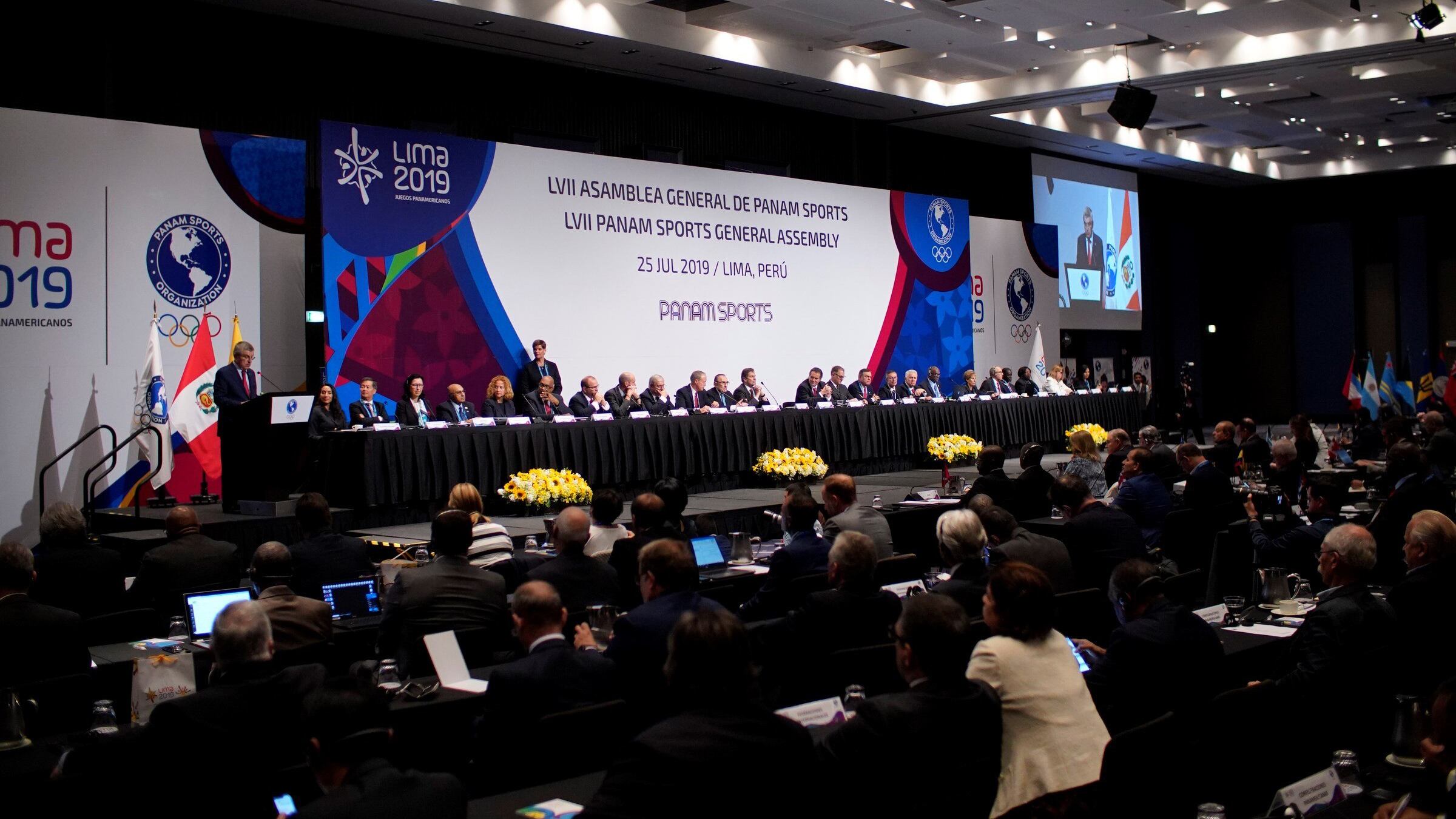 La Asamblea General de los Juegos Panamericanos. 