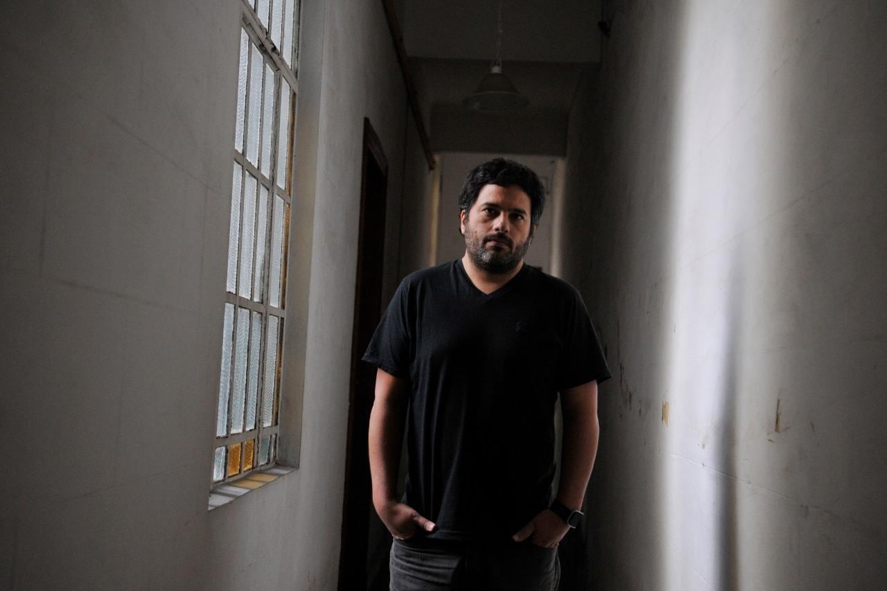 El periodista tucumano Diego Jemio, uno de los creadores de Epistolar. 