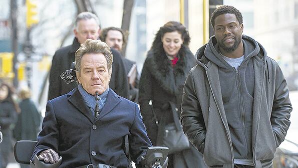 Bryan Cranston y el sorpresivo Kevin Hart: dos a quererse.