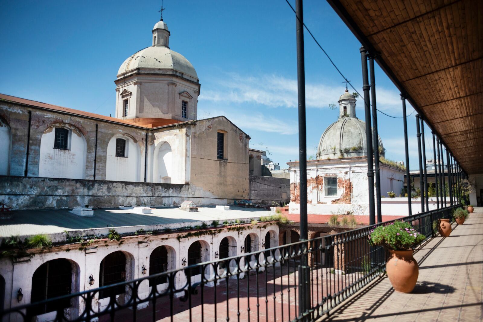 El edificio del Museo Penitenciario Argentino, por dentro.