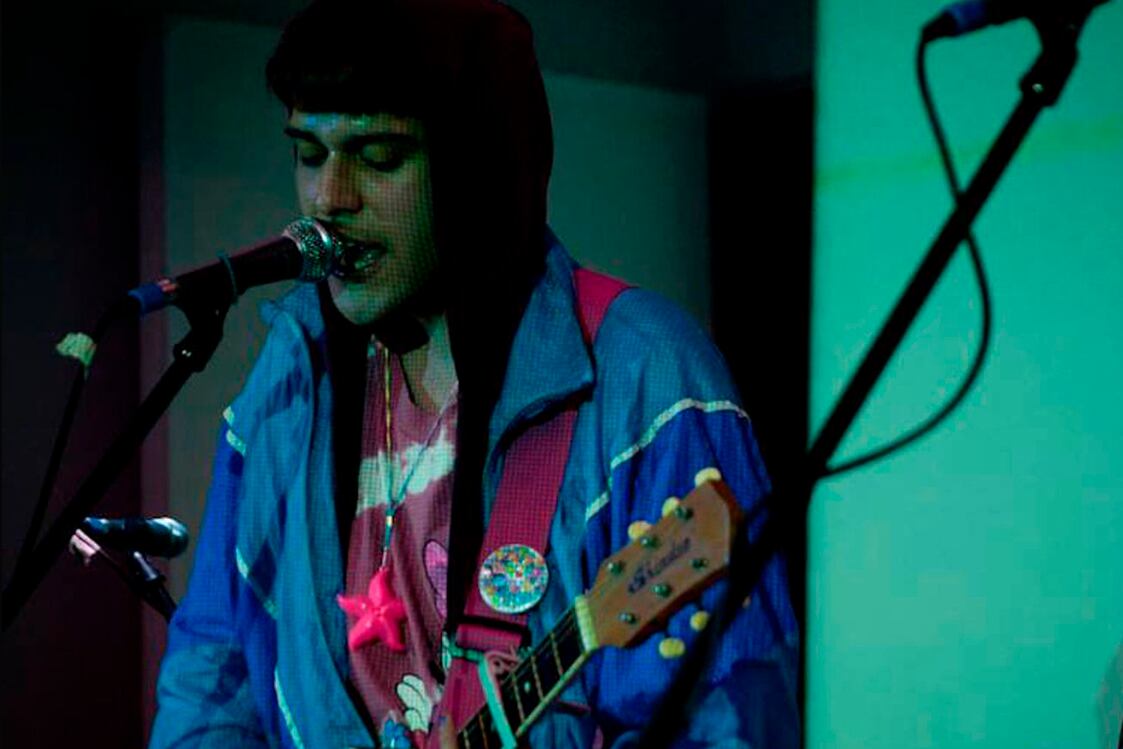 José Miguel del Pópolo en sus tiempos de músico.