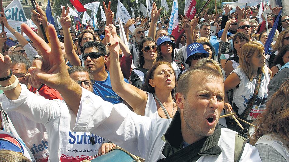 Los maestros exigen que se haga la paritaria federal, justamente para enfrentar las disparidades regionales.