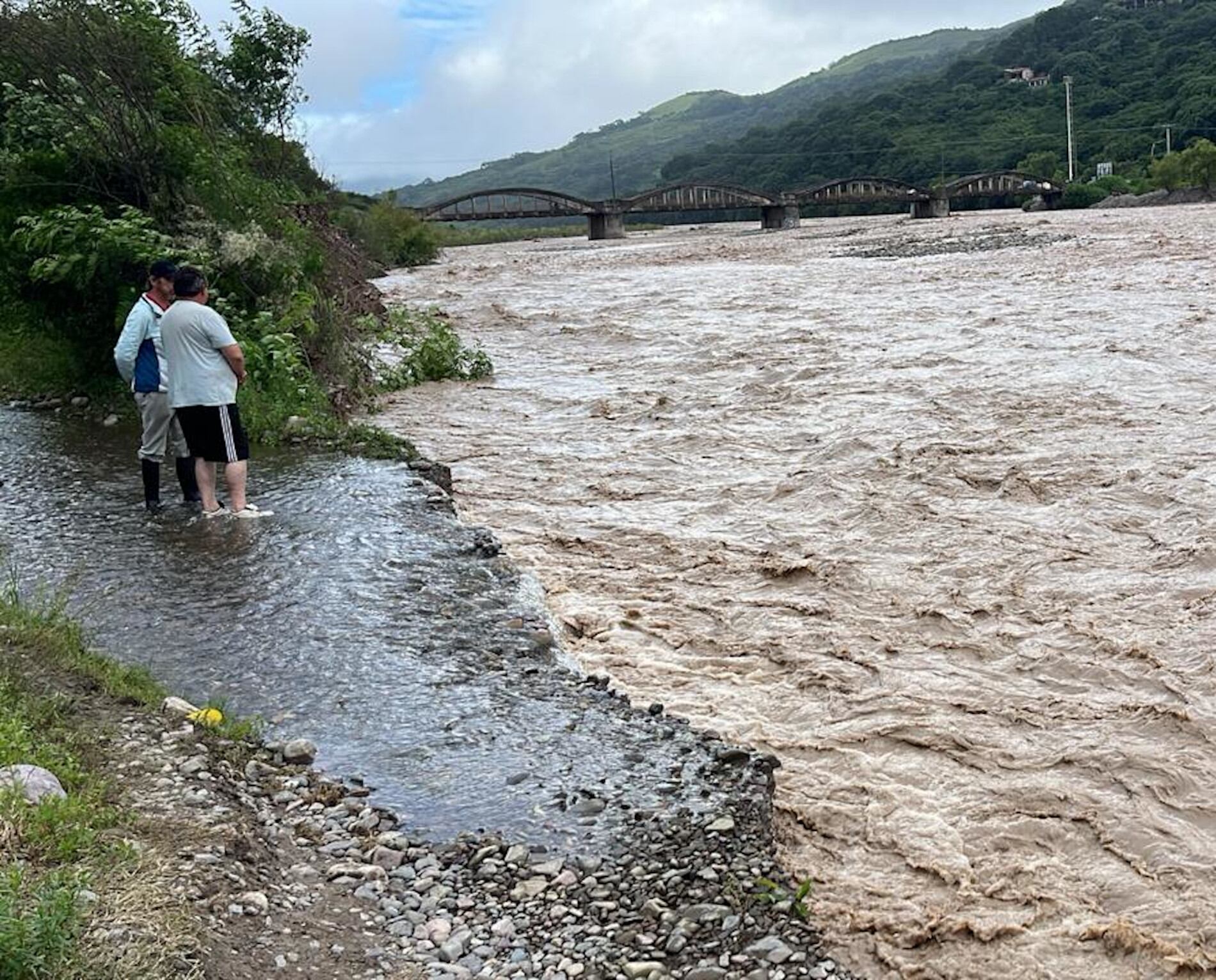 La crecida del río Wierna.