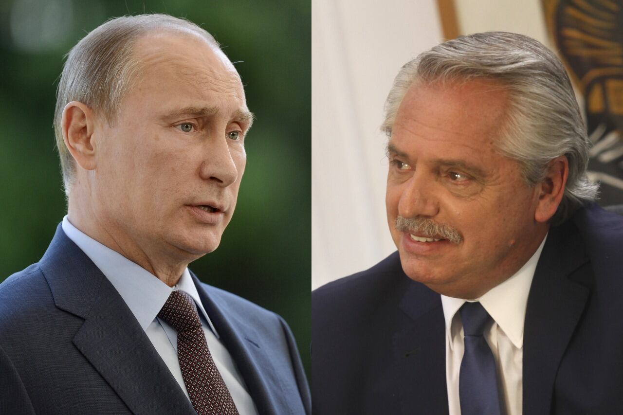 Vladimir Putin, presidente de la Federación Rusa, llamó por teléfono a Alberto Fernández para interiorizarse sobre su estado de salud ya enterado de que el Presidente transita un cuadro leve de covid.