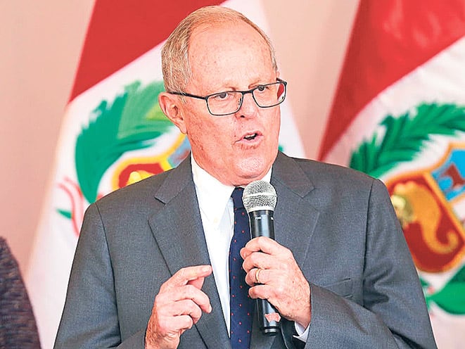 El presidente peruano, Kuczynski, fue incluido en la investigación judicial.