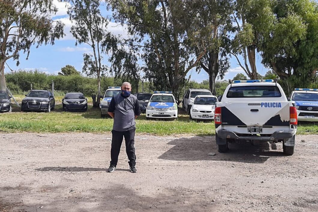 El perito Marcos Herrero, adiestrador del perro que halló los rastros de Castro.