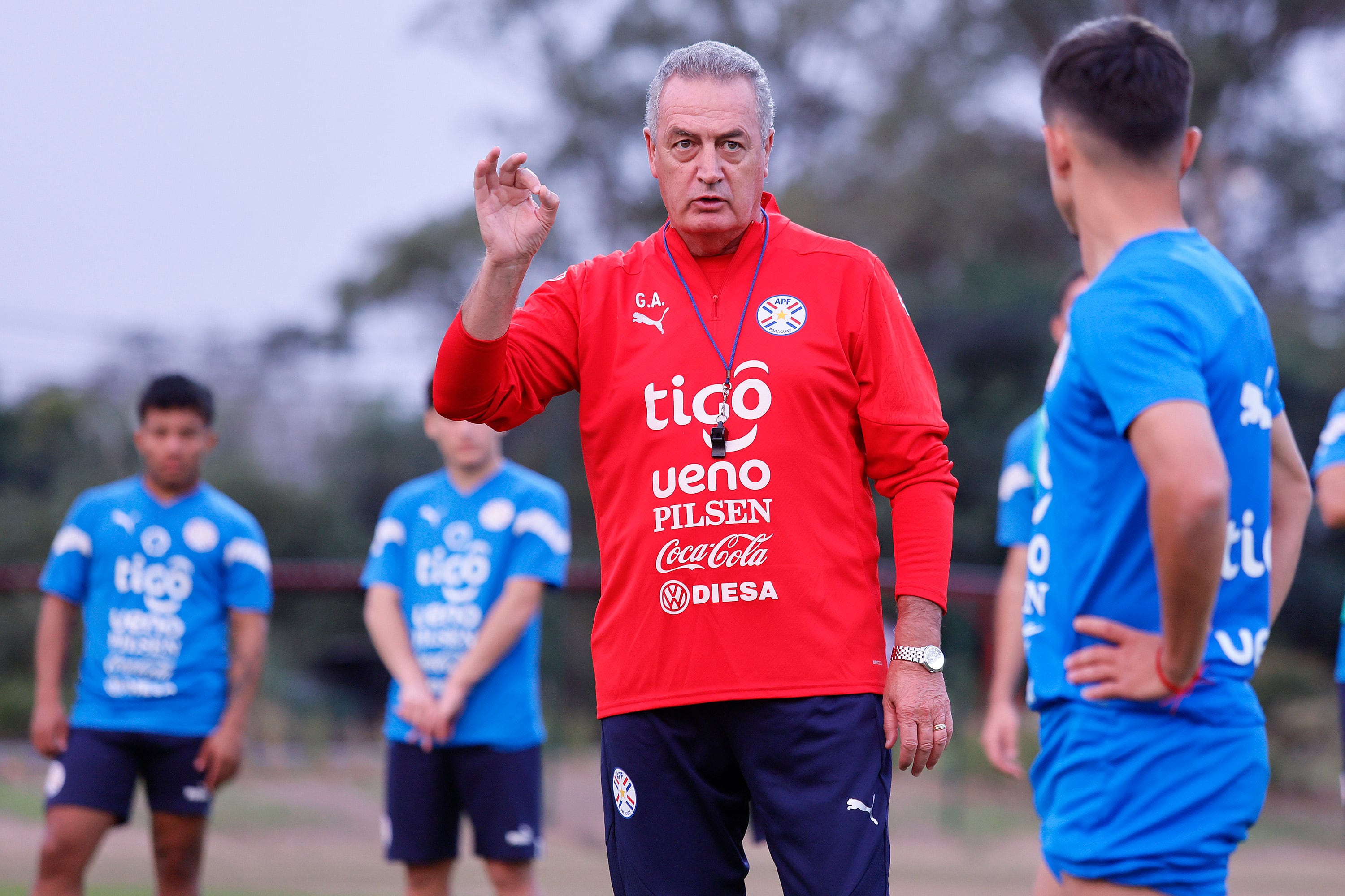 Gustavo Alfaro, DT del seleccionado de Paraguay.