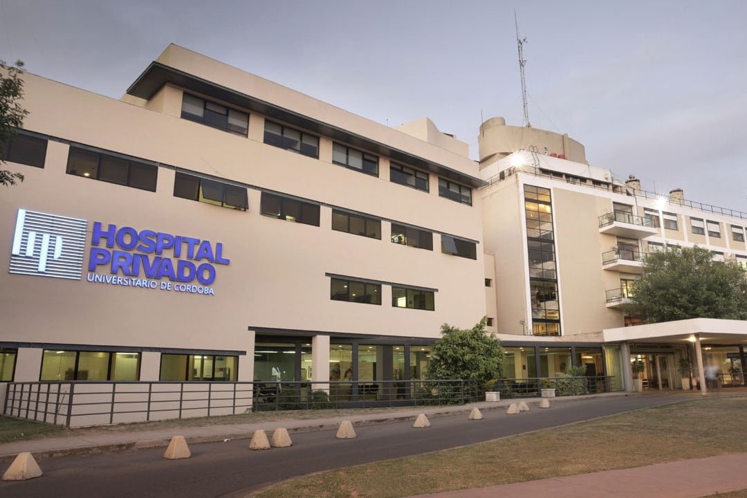 El nene que sufrió el accidente se encuentra internado con un estado delicado en un sanatorio privado de Córdoba. (Hospital Privado Universitario de Córdoba)