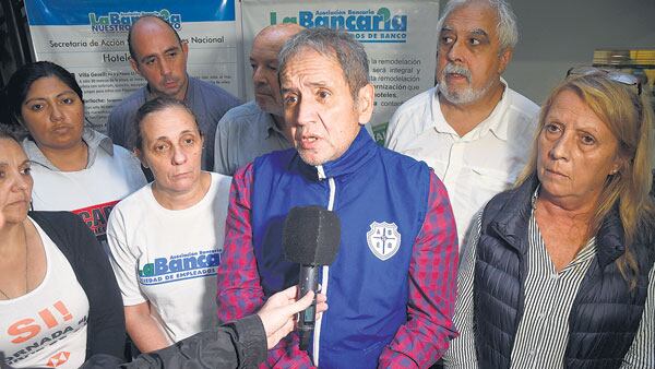 El secretario general de la Asociación Bancaria, Sergio Palazzo.