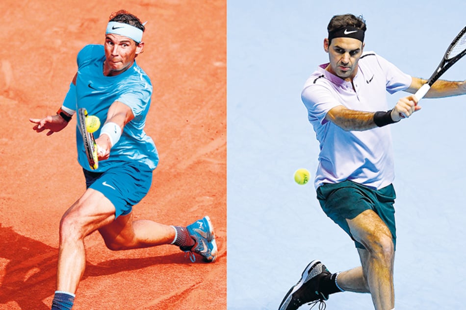 Rafael Nadal dominó la temporada en polvo de ladrillo. Roger Federer buscará hacerlo en la de césped.