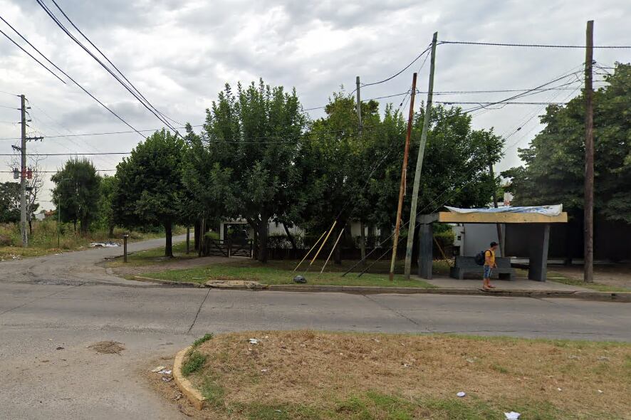 La esquina donde ocurrió el violento ataque.