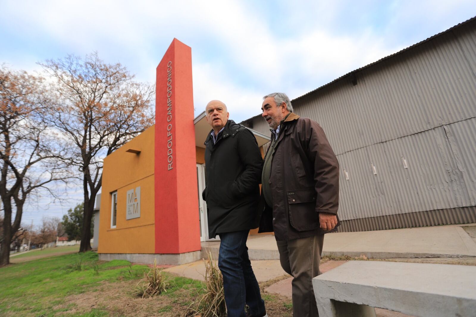 Fernández junto a Grinddetti, su compañero de fórmula.