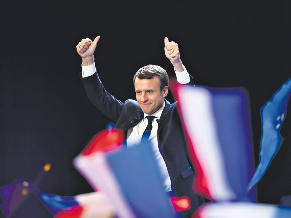 “Quiero ser el presidente de los patriotas contra la amenaza de los nacionalistas”, dijo Macron.