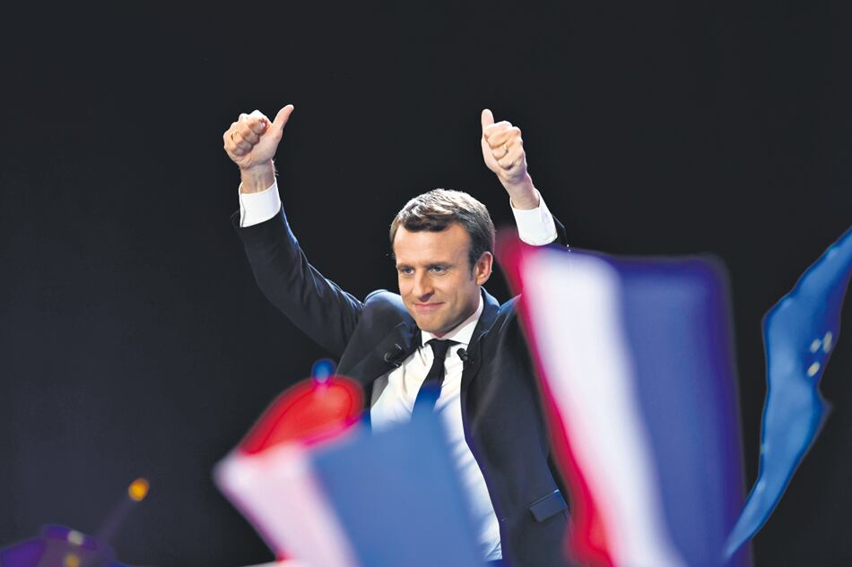 “Quiero ser el presidente de los patriotas contra la amenaza de los nacionalistas”, dijo Macron.