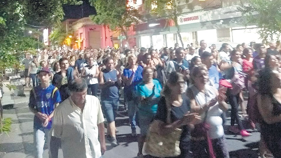 La manifestación pidió justicia por la pequeña Camila.