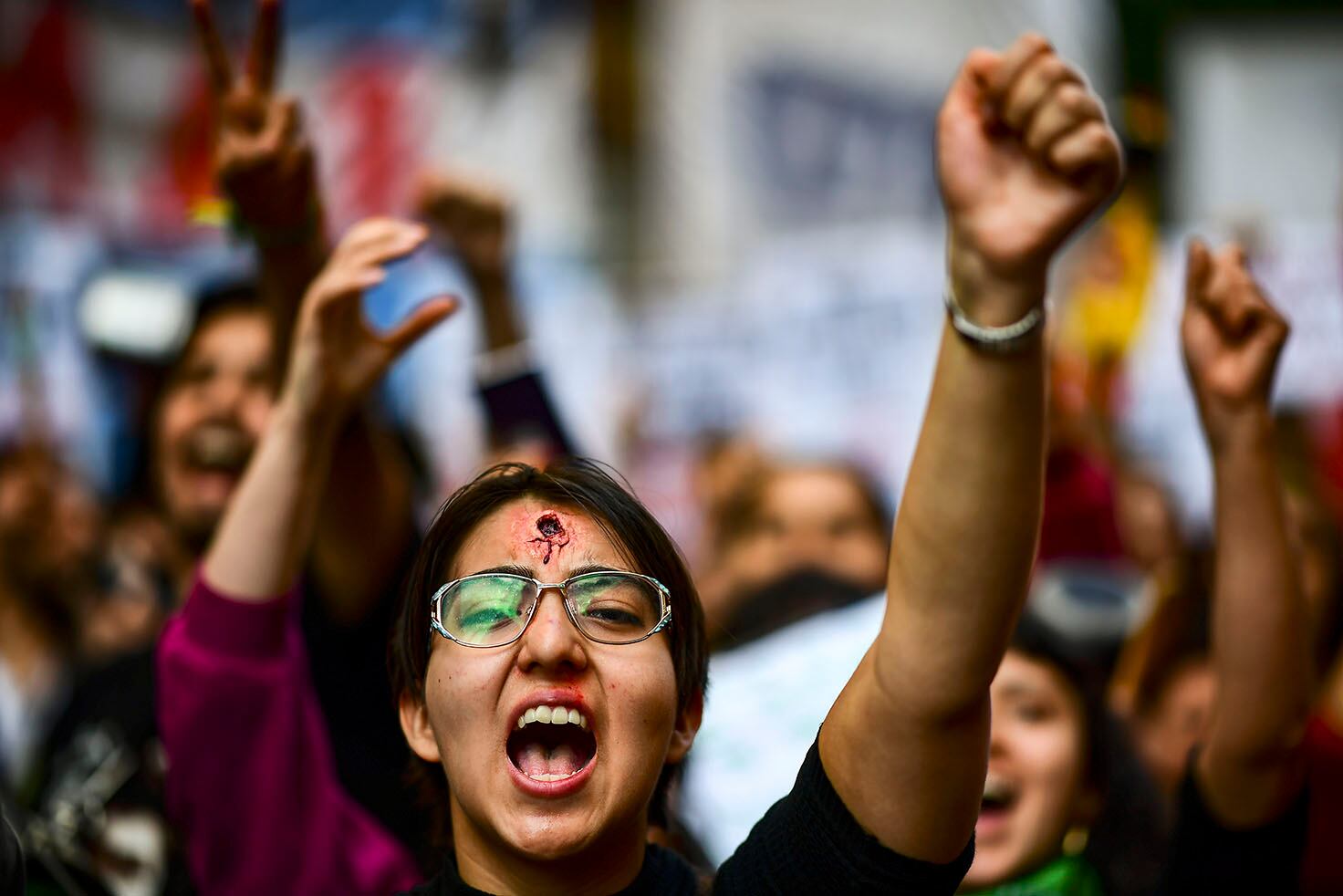 El gobierno culpó a la izquierda y al kirchnerismo por los incidentes.