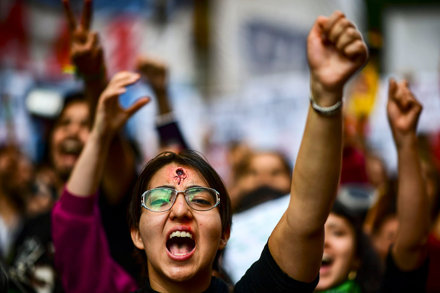 El gobierno culpó a la izquierda y al kirchnerismo por los incidentes.