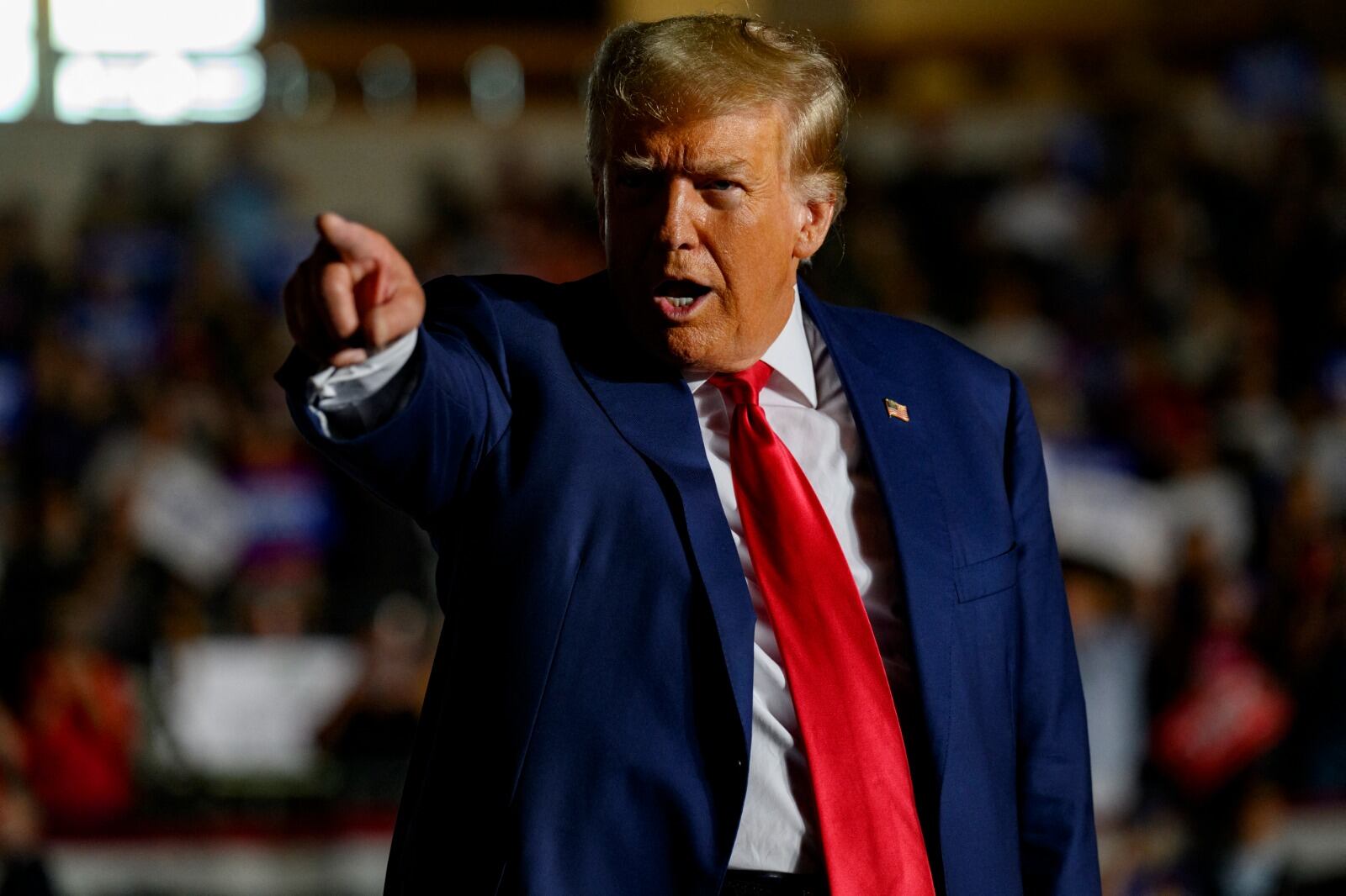 Donald Trump sigue de campaña en Pensilvania.