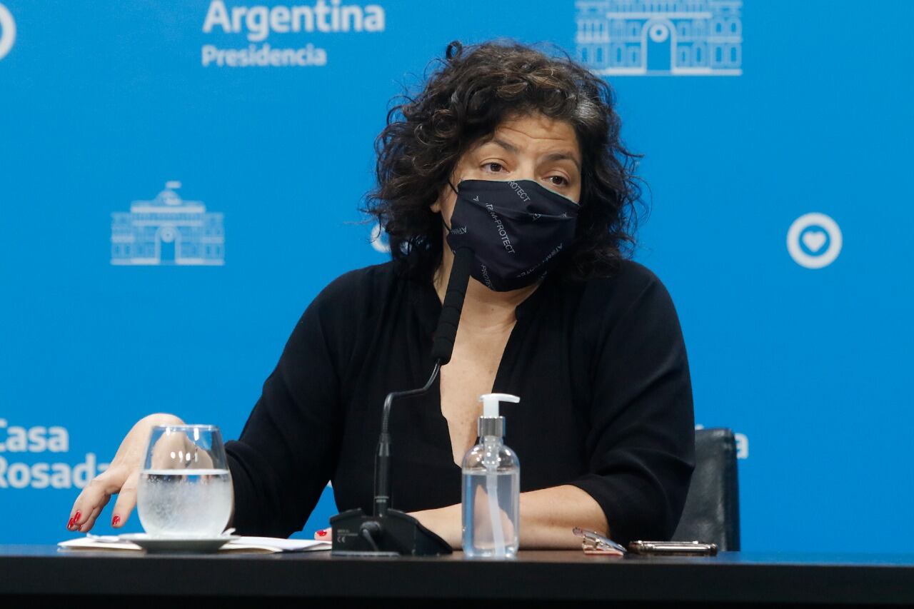 Carla Vizzotti destacó la rápida reacción del sistema de salud ante el primer caso de Ómicron en la Argentina.