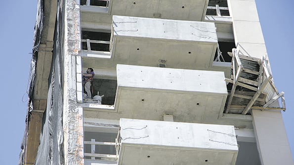 En el acumulado anual, la construcción logró mostrar un alza del 0,8 por ciento.