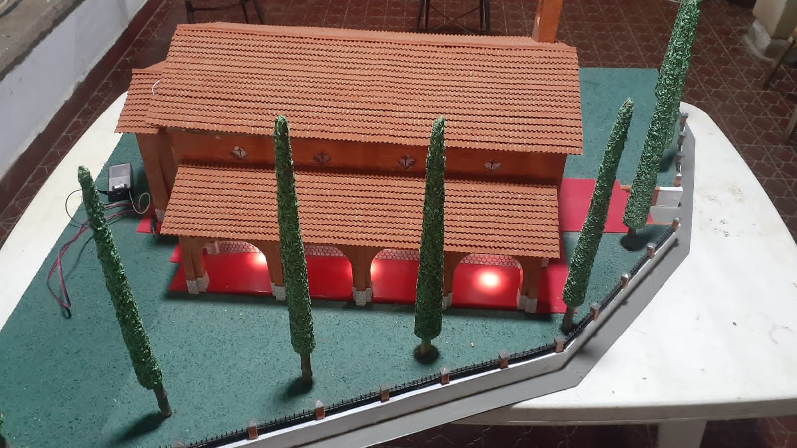 Imagen de la maqueta de la Capilla Nuestra Señora del Valle 