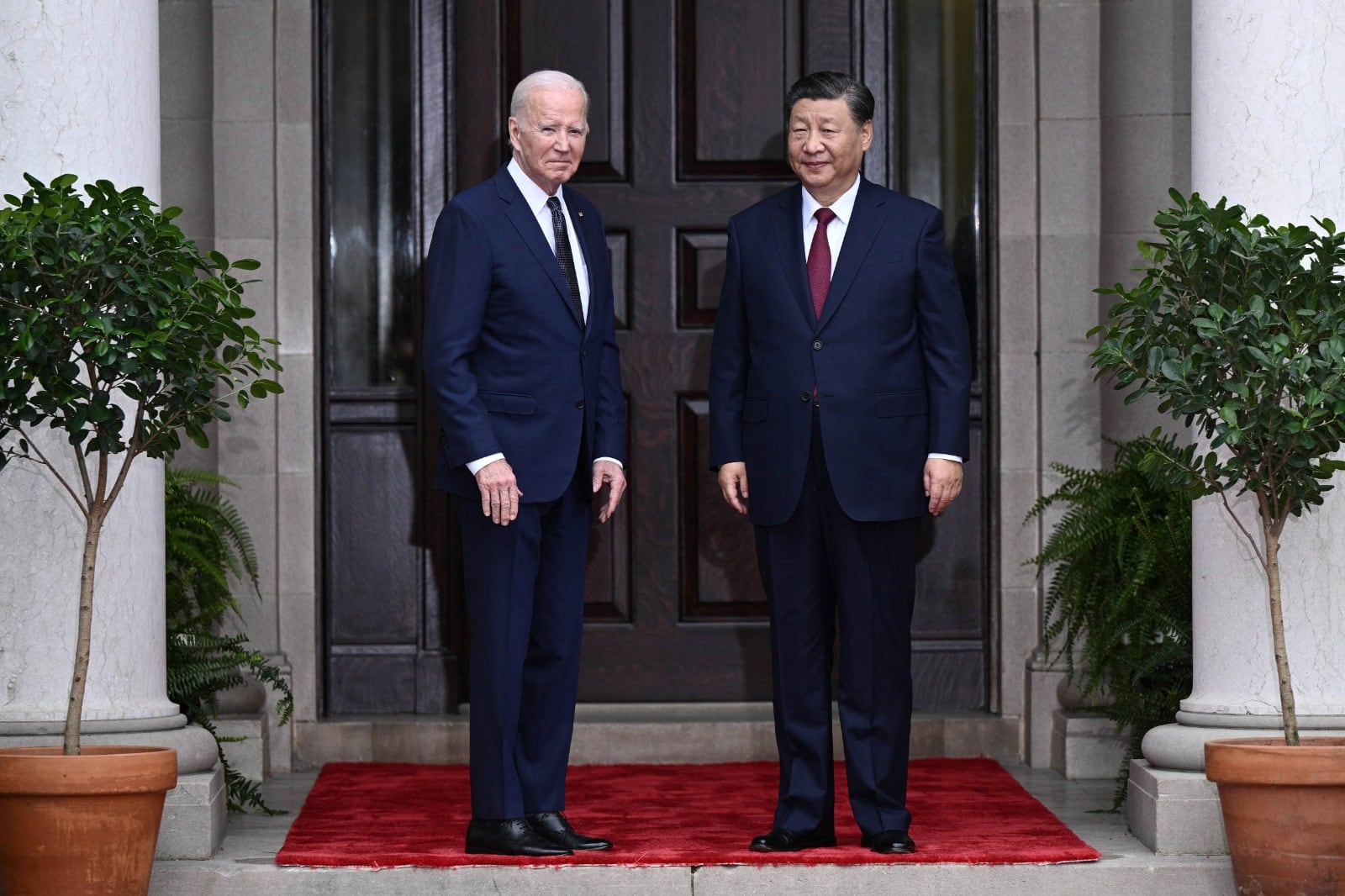 Biden y Xi en California.
