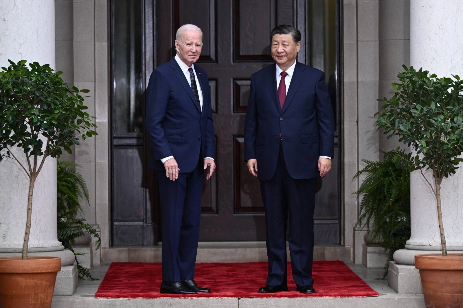 Biden y Xi en California.