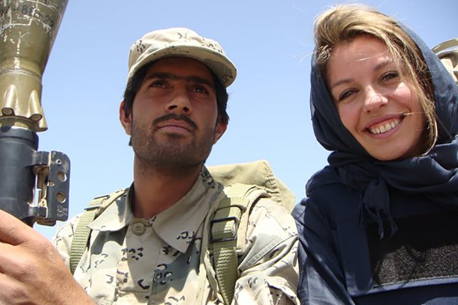 Teresa Bo, 14 años como corresponsal de la cadena Al Jazeera.