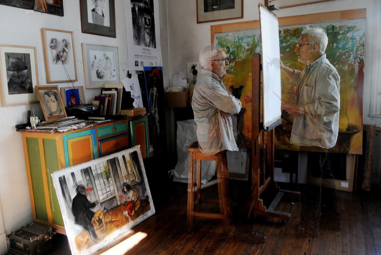 Luis Scafati hace su aislamiento en Vistalba, Mendoza.