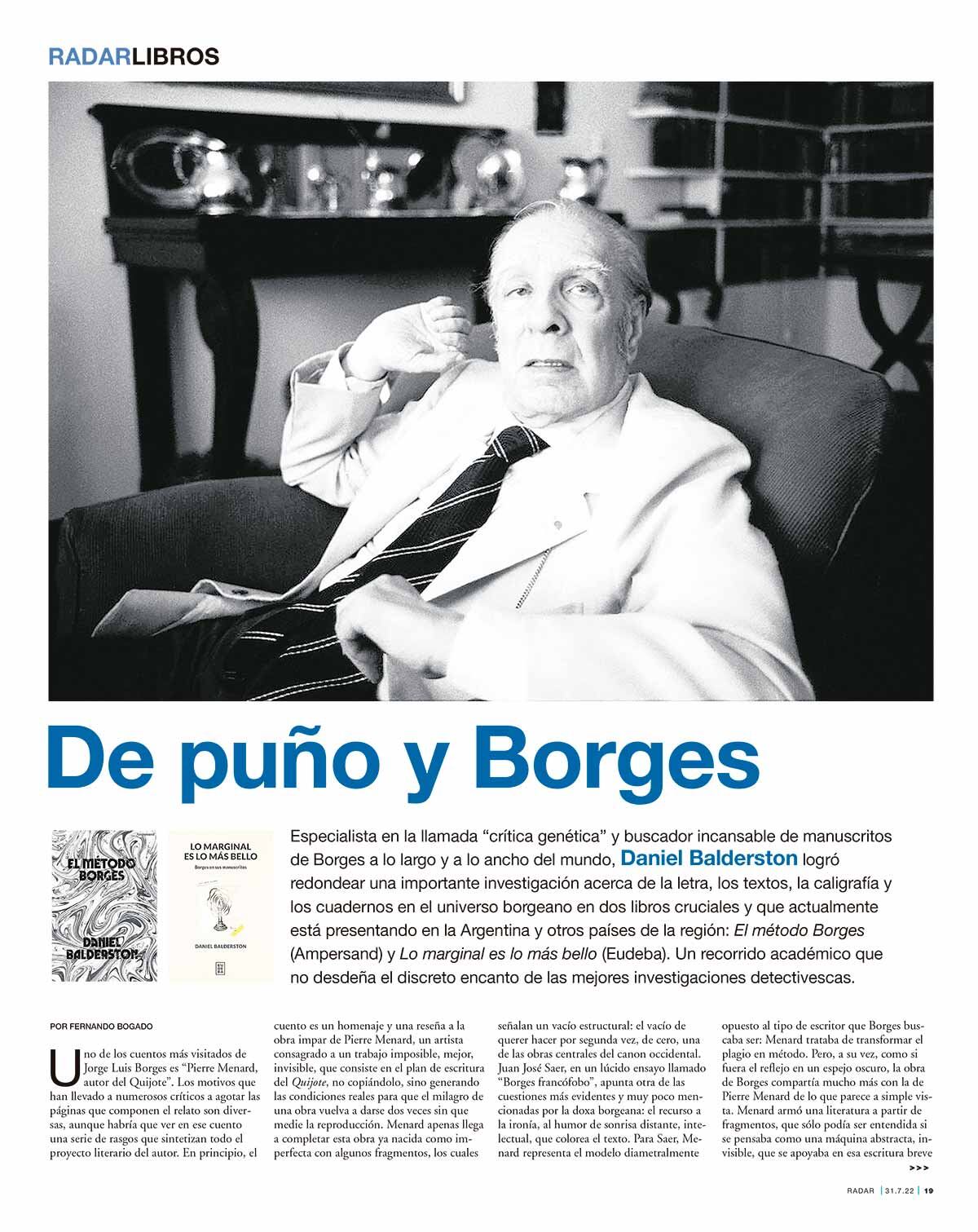 De puño y Borges - 29/07/2022