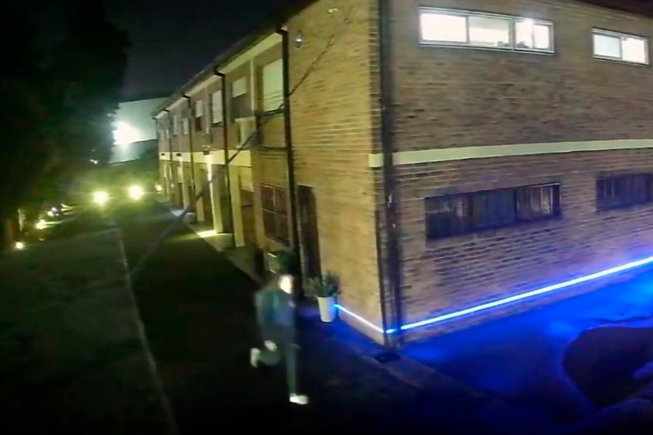 El hotel de El Talar donde la joven de 20 años fue asesinada de un disparo.