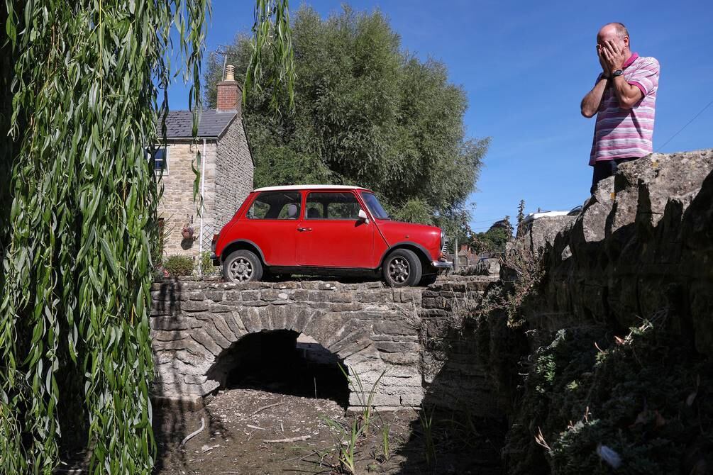 Sin una gota de agua. El gobierno británico declaró el estado de sequía en el reino golpeado por una ola de calor que azota a buena parte de Europa y del norte de África. (Foto: AFP)