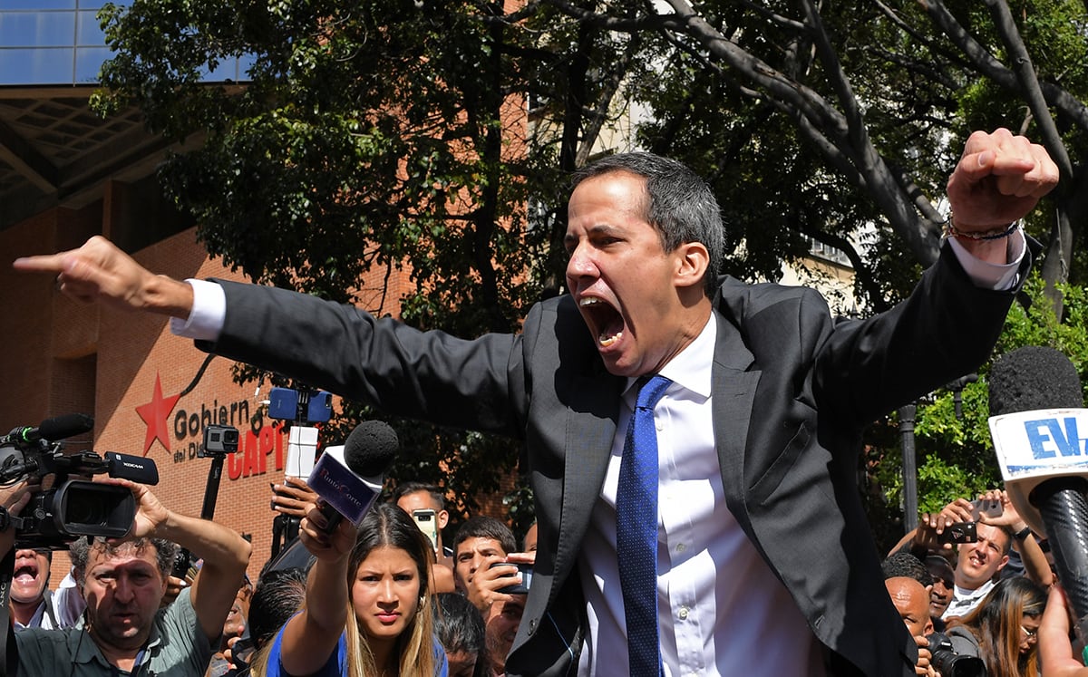 Guaidó mantuvo el respaldo del bloque internacional que lo había reconocido como presidente.