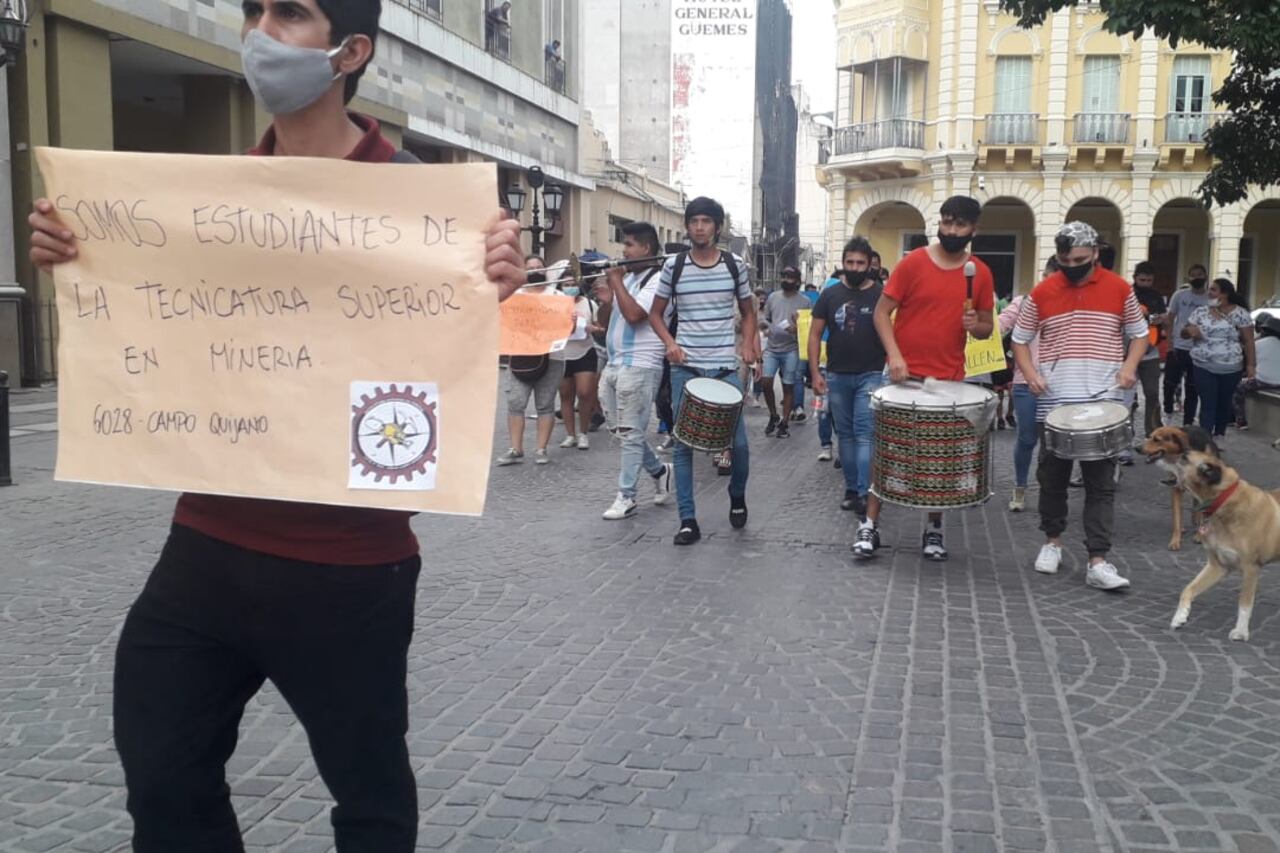 Manifestación en la Capital de Salta