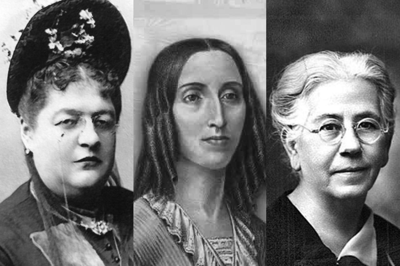 Clorinda Matto de Turner, Juana Gorriti y Petrona Rosende de Sierra.