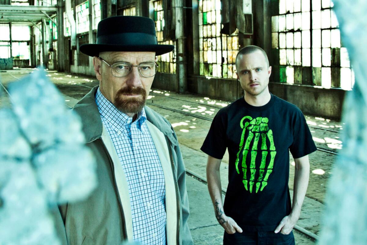 Cranston y Paul en Breaking Bad, la serie que terminó en 2013.