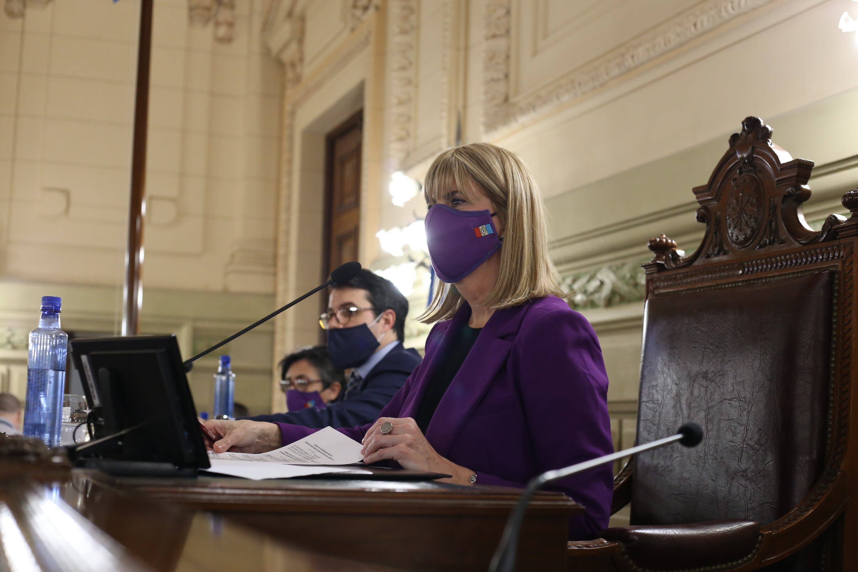"Es un día histórico para la provincia", celebró la presidenta del Senado, la vicegobernadora Alejandra Rodenas.