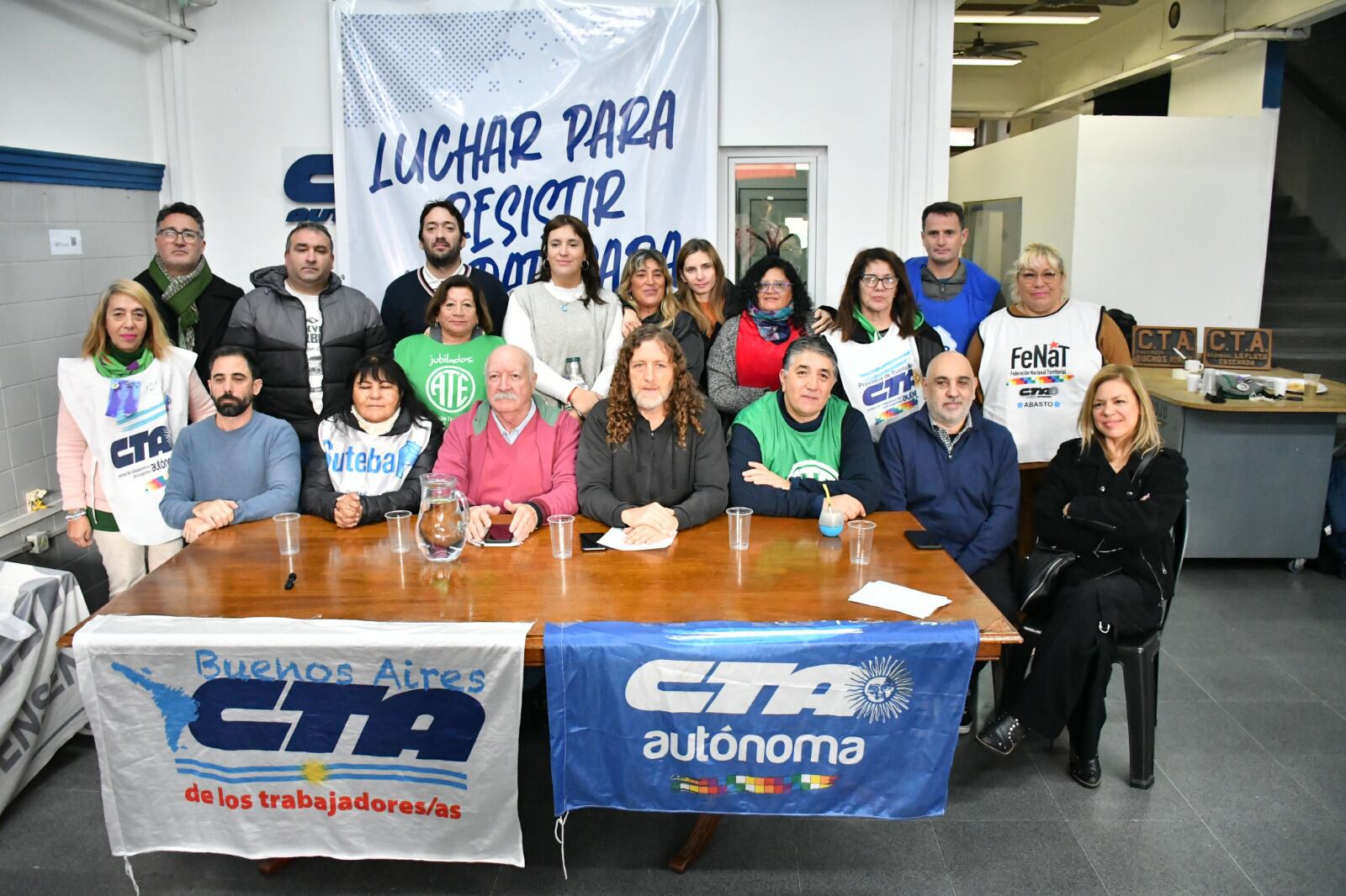 Los representantes sindicales provinciales se suman al paro de este jueves.