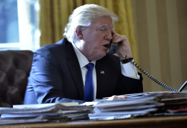 La de Trump no sería una amistosa voz en el teléfono.